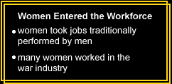 Women Entered the Workforce